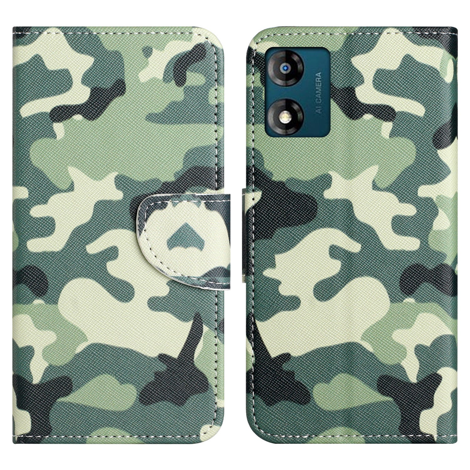 Leather Case For Motorola Moto E13 4G Pattern Printing Flip Stand Wallet Phone Cover Leather Case For Motorola Moto E13 4G Pattern Printing Flip Stand Wallet Phone Cover